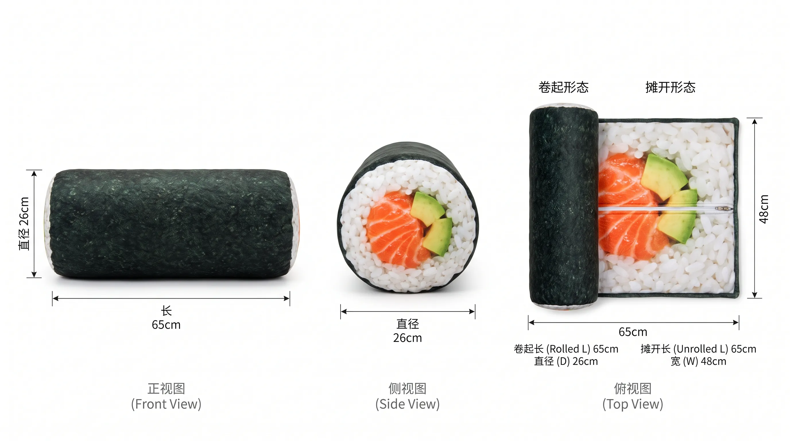 寿司卷造型窝
